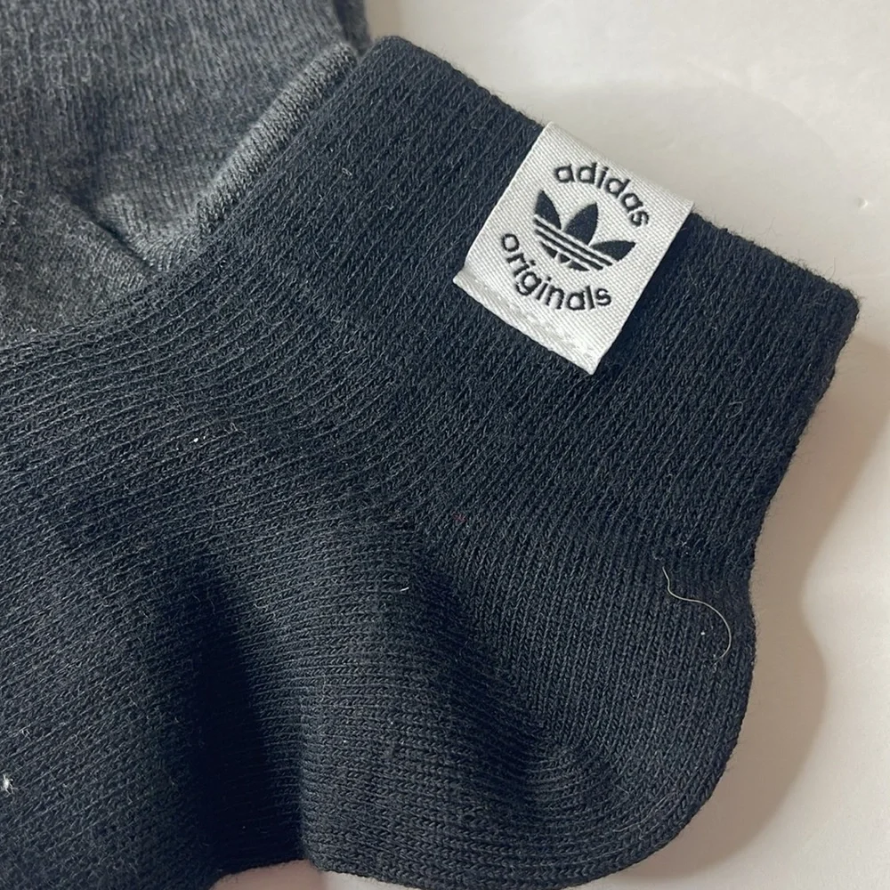 Adidas 3-pk Low Cut Socks Black / Gray